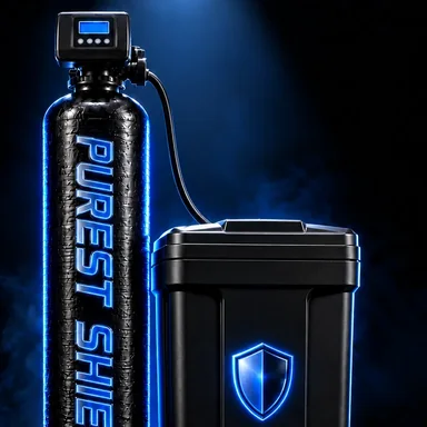 A dark showroom image of PurestShield